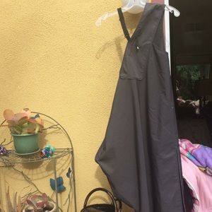 Used high fashion Italian made grey utility dress